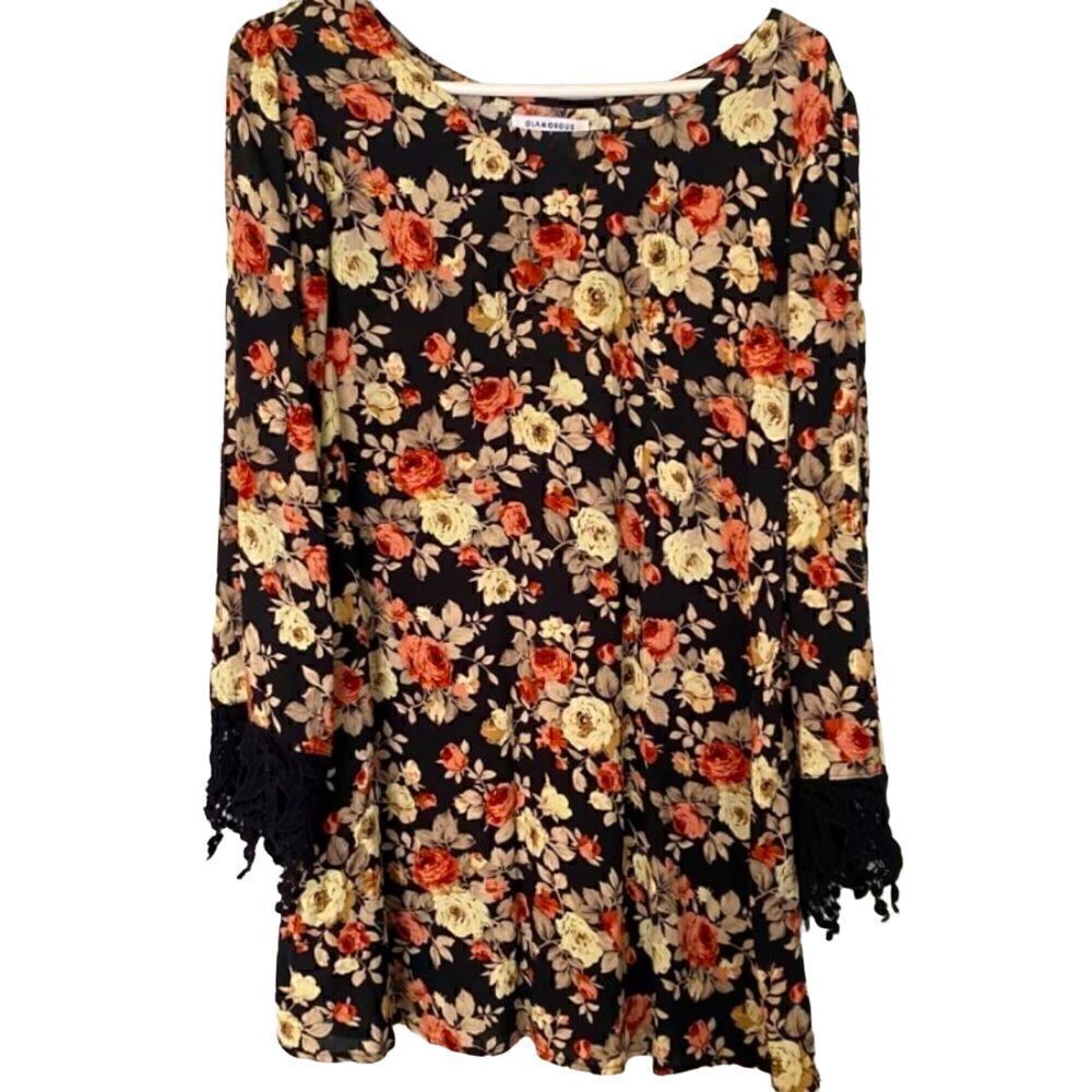 Dress – Size Medium Garage Floral Long Sleeve Dress